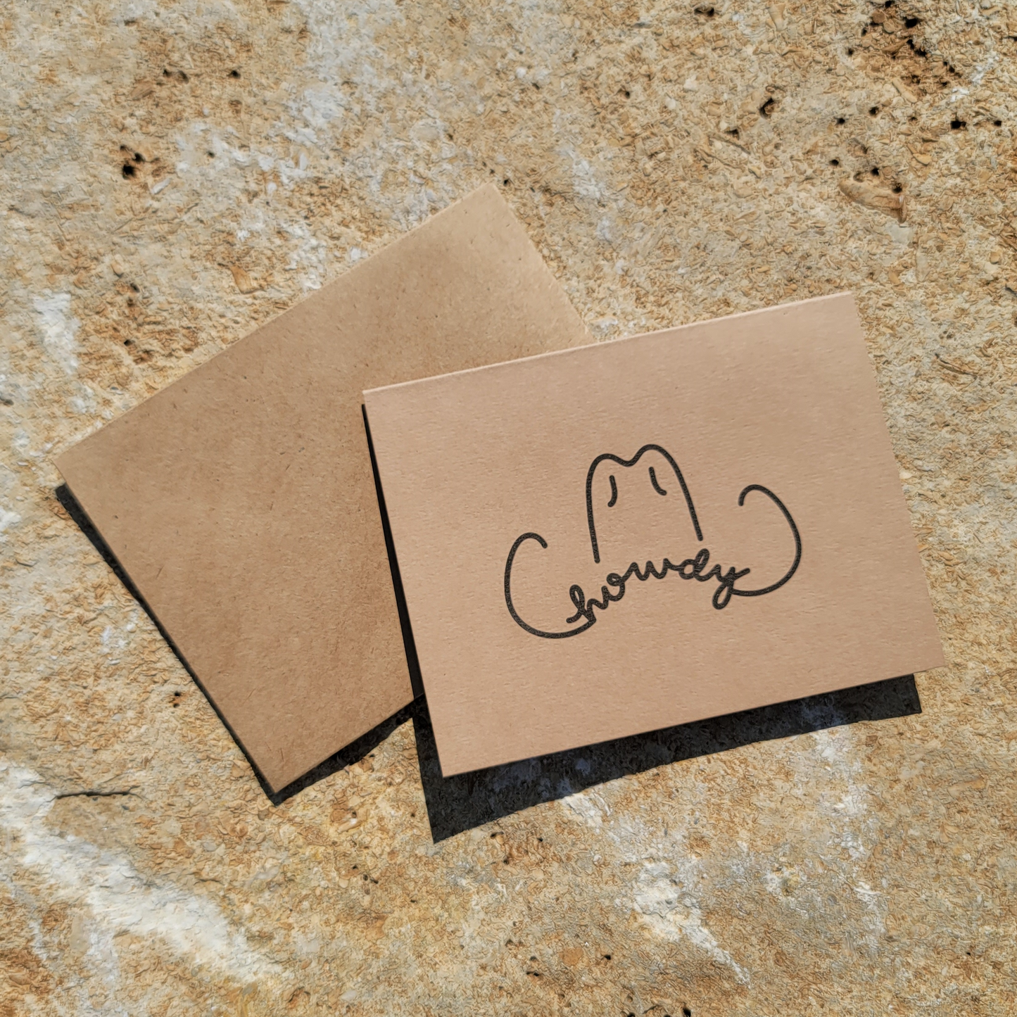 Howdy Hat Greeting Card