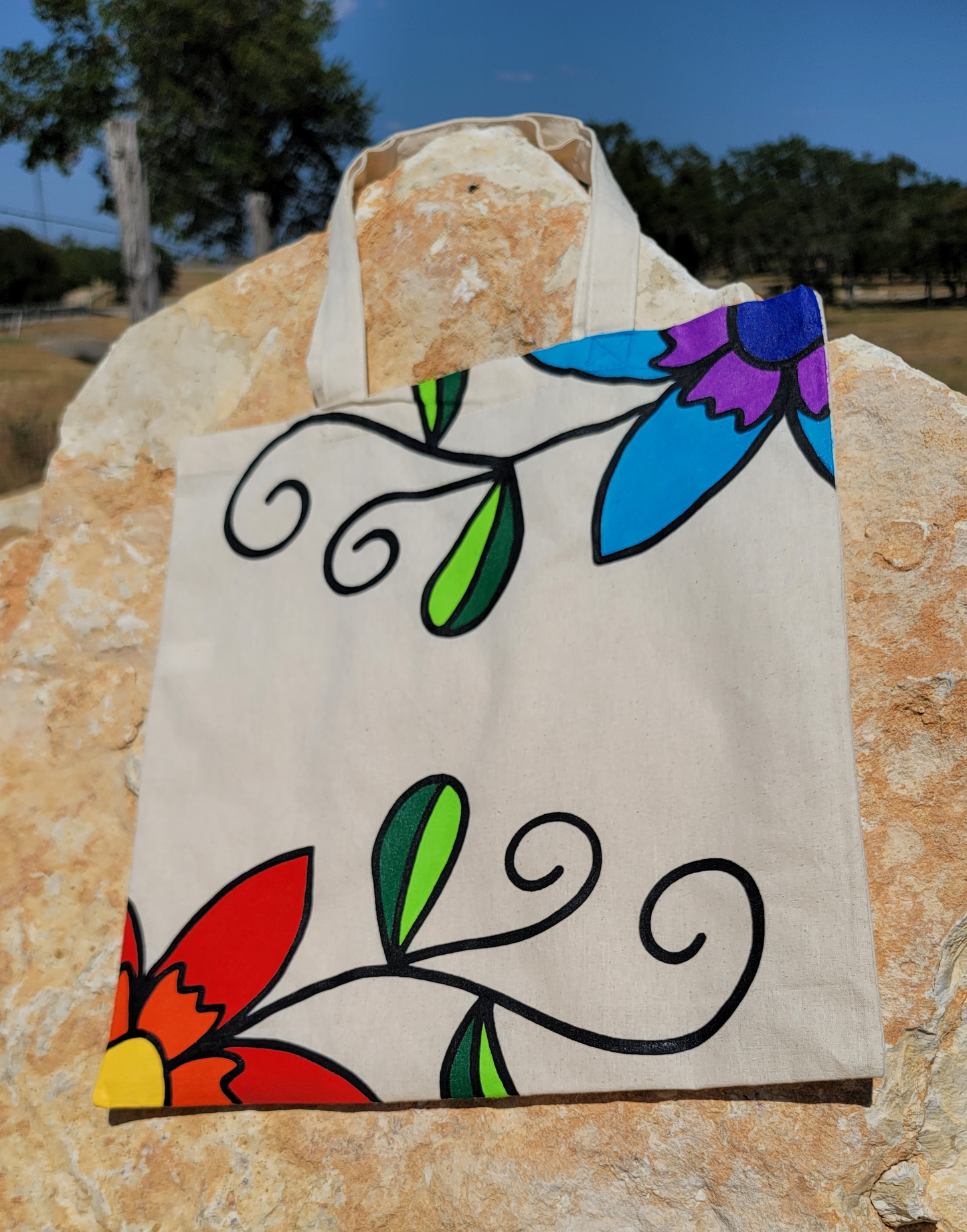 Hand-painted Tote