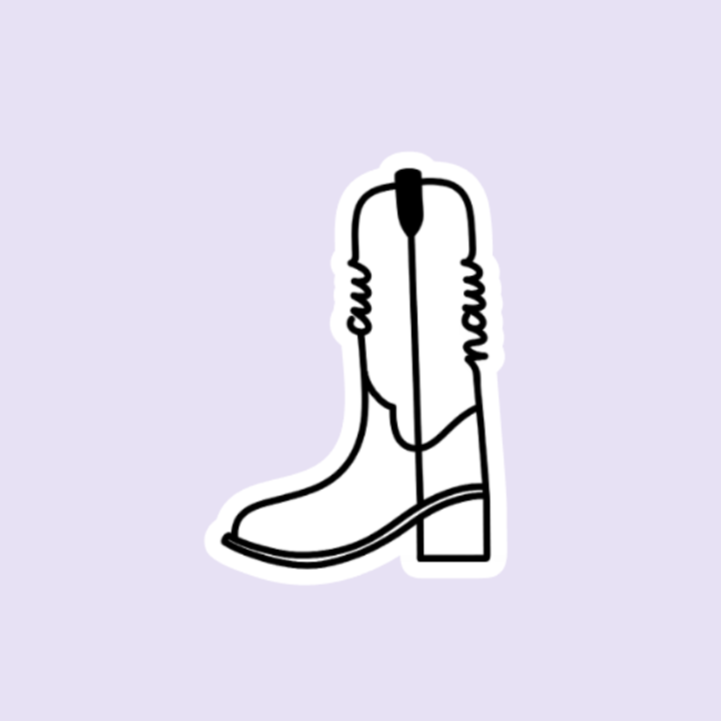 Aw Naw Boot Die Cut
