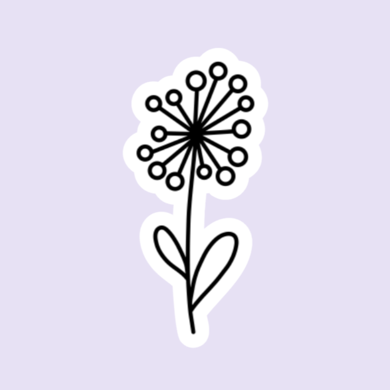 Flower 6 Sticker Sheet