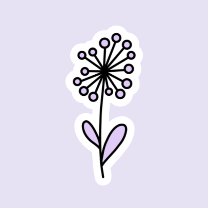 Flower 6 Sticker Sheet