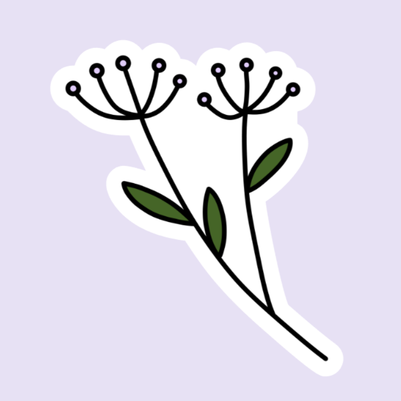 Simple Dandelions Die Cut