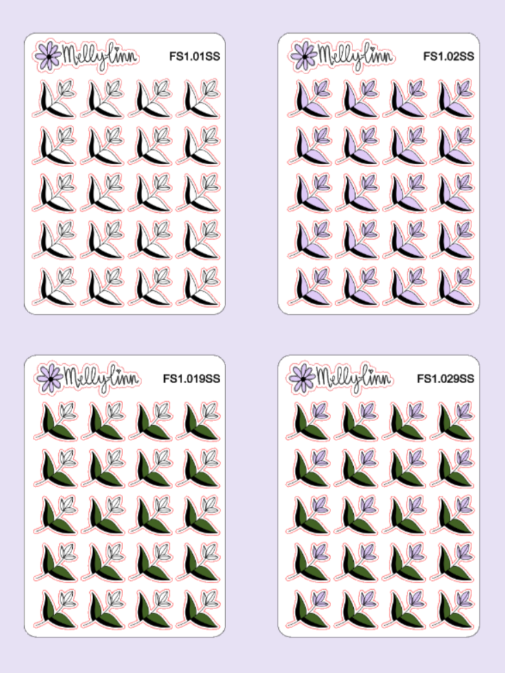 Flower 1 Sticker Sheet
