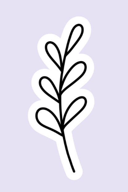 Acacia Branch Die Cut