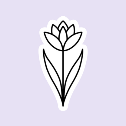 Blooming Tulip Die Cut