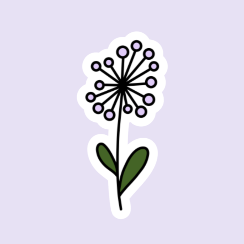 Flower 6 Sticker Sheet