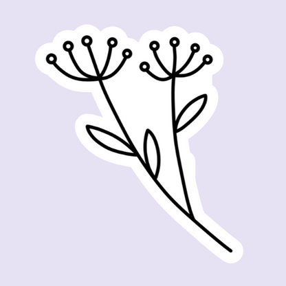 Simple Dandelions Sticker Sheet