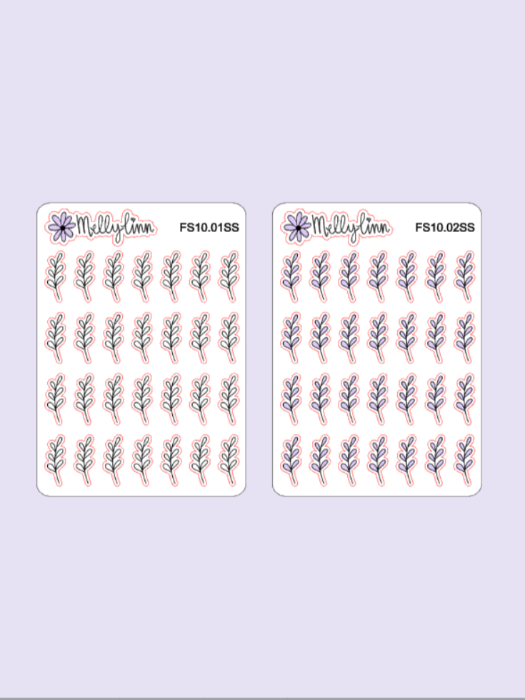 Flower 10 Sticker Sheet