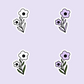 Cute Flowers Sticker Sheet