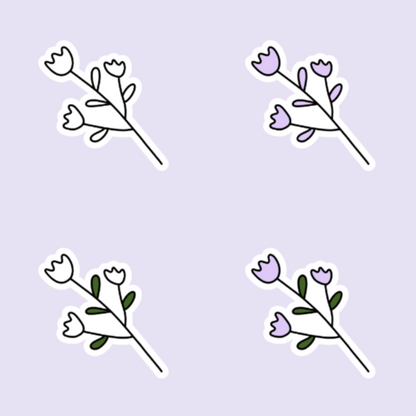 Tulips Doodle Die Cut