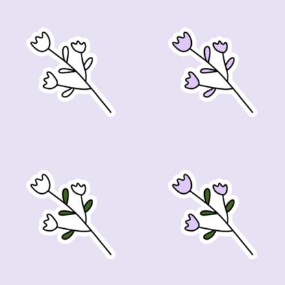 Flower 3 Sticker Sheet