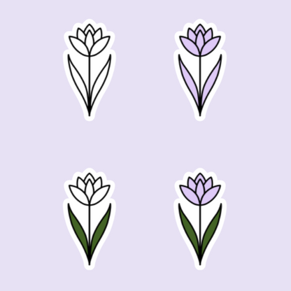Blooming Tulip Die Cut