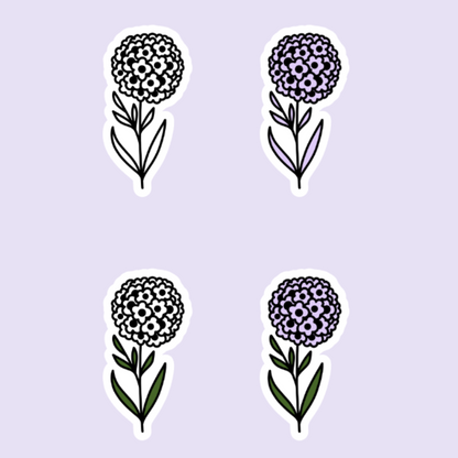 Flower 9 Sticker Sheet