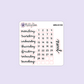 Monthly Redating Sticker Sheet